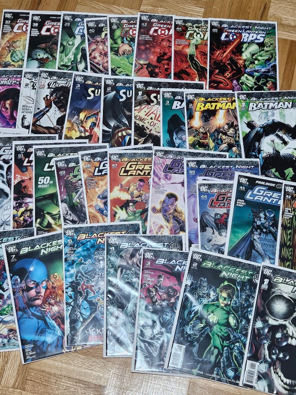 Blackest Night Lot of 36 Issues DC Green Lantern Corps Batman Superman WW Tie in